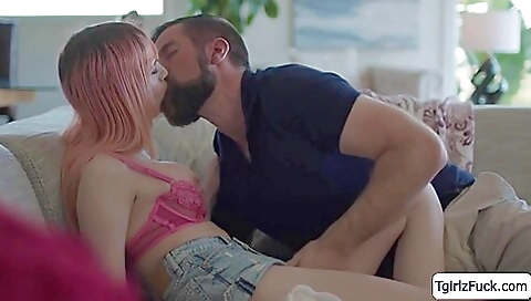 Hunk Stepdad Fucks Pretty Blonde Transexual Big Ass Hardcore