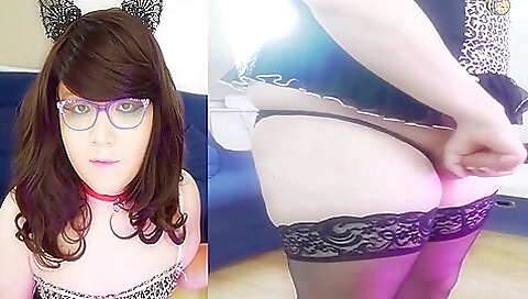 Busty brunette in stockings gets fucked and cummed on