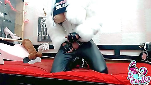 A sexy amateur slut with a fat ass and big tits is fucked